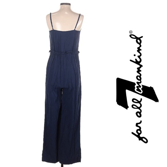 NWT 7 for All Mankind Navy Jumpsuit - Picture 3 of 6